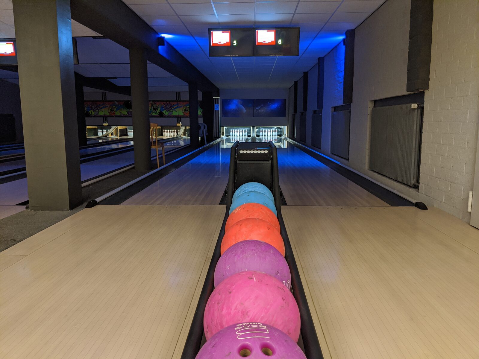 bowling alley