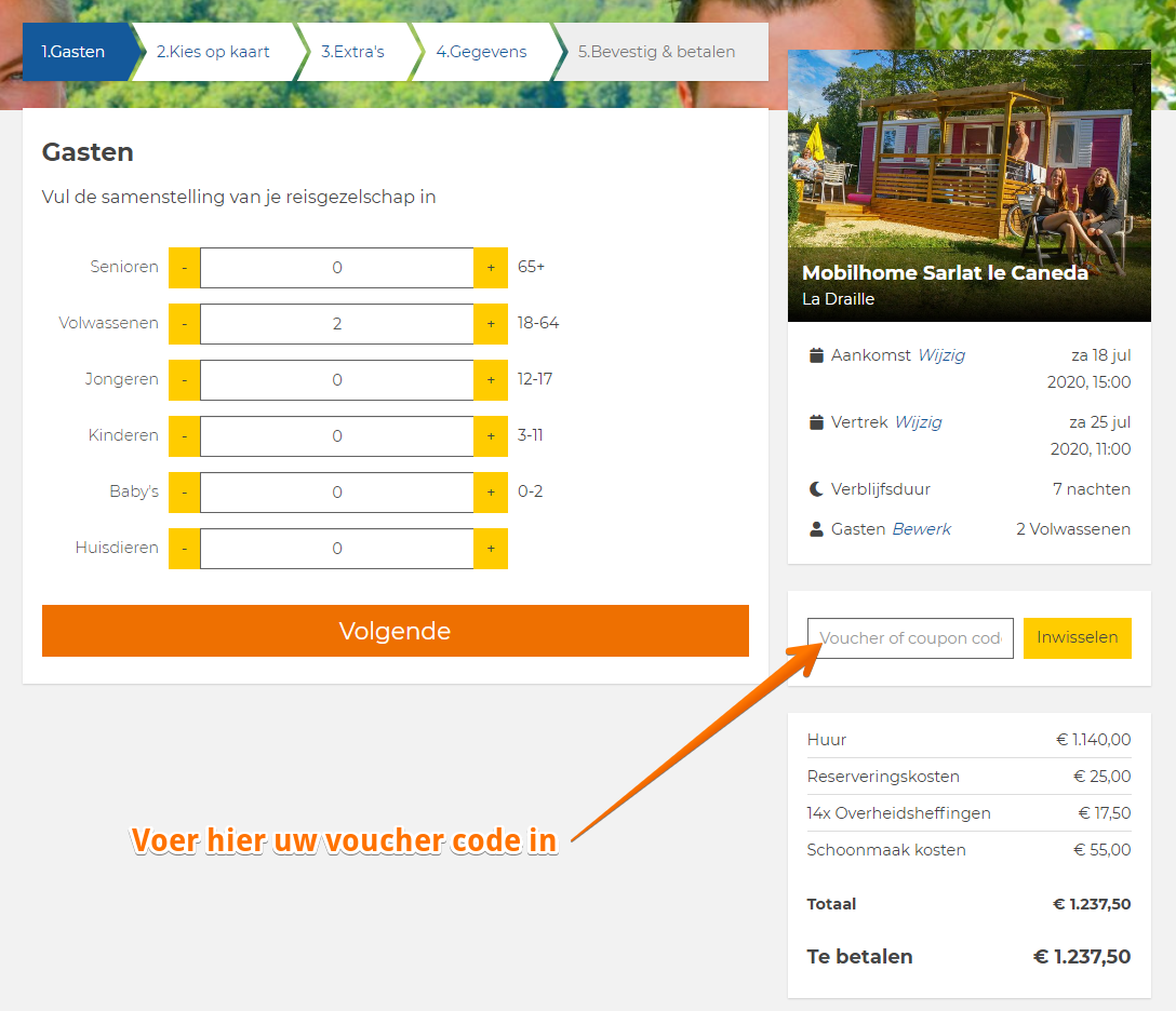 Wissel uw voucher in