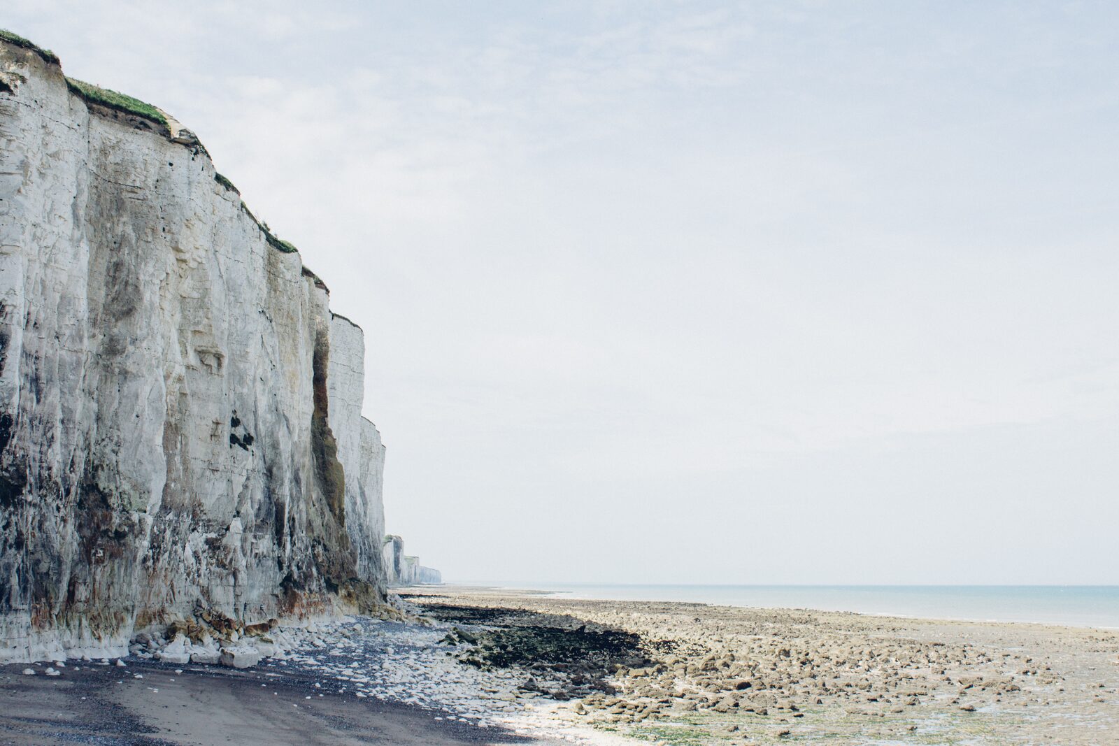 Cliffs of Ault in the Somme Bay