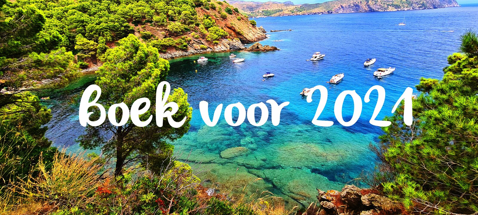 Boek nu uw vakantie voor 2021.