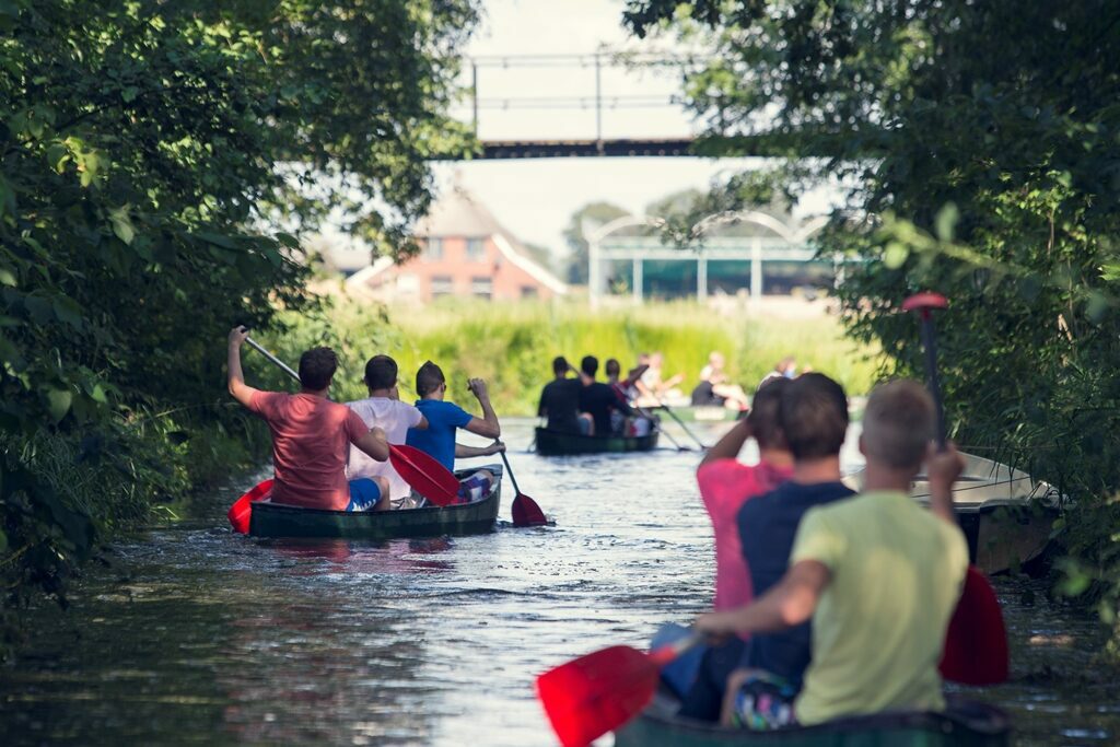 Wisselactiviteit fietstrein-rondvaart