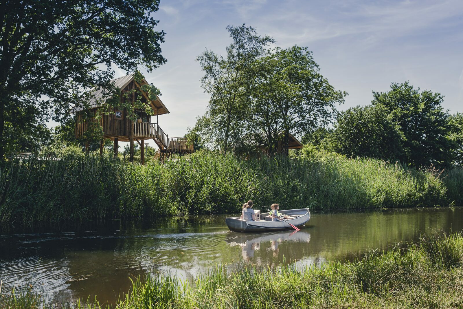 Overnachten in een boomhut