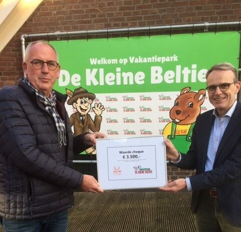 Overhandiging cheque